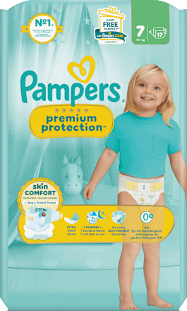 Windeln Premium Protection Gr.7 XL (15+ kg), 17 St
